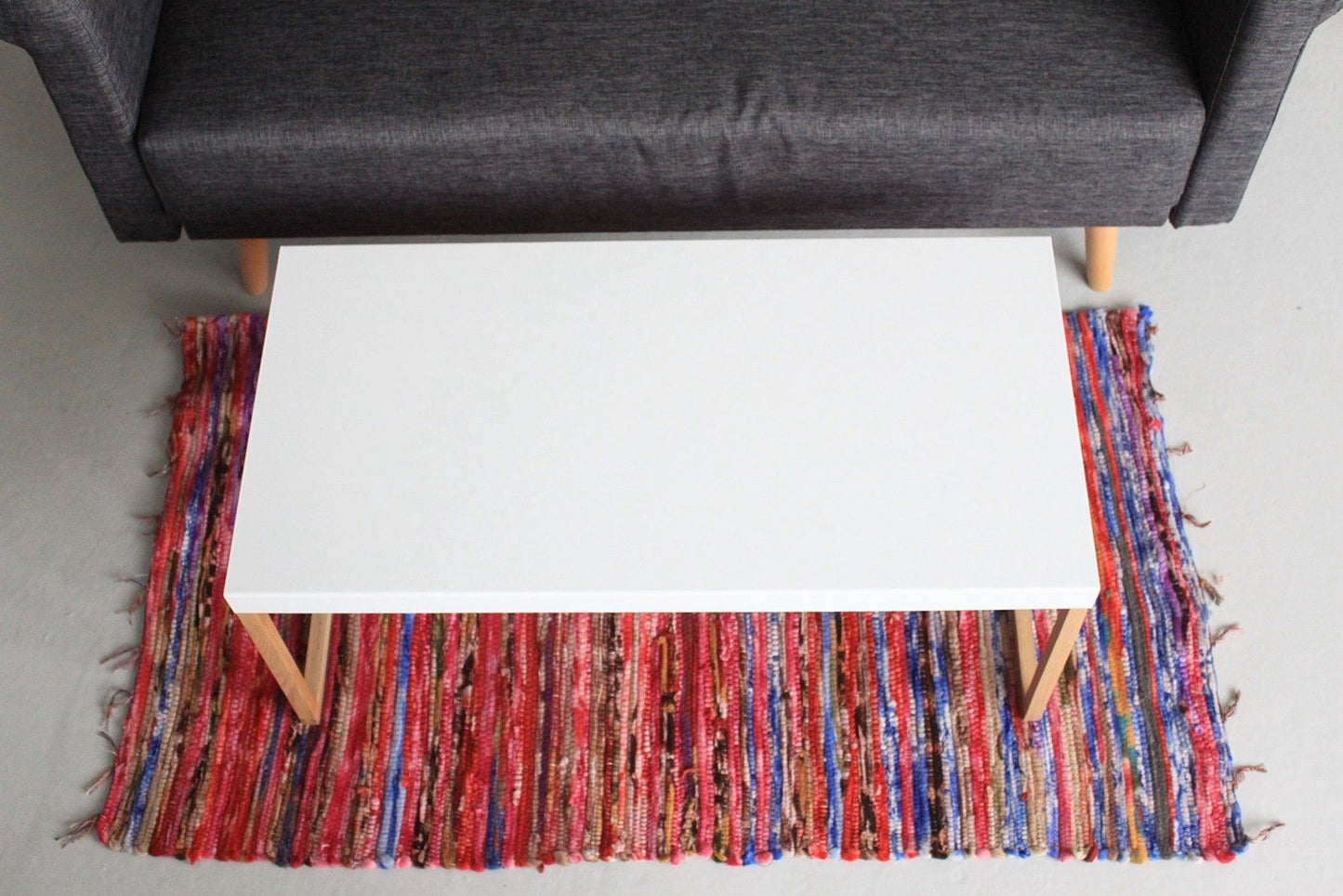Mittlerer Samt Teppich 128x75cm