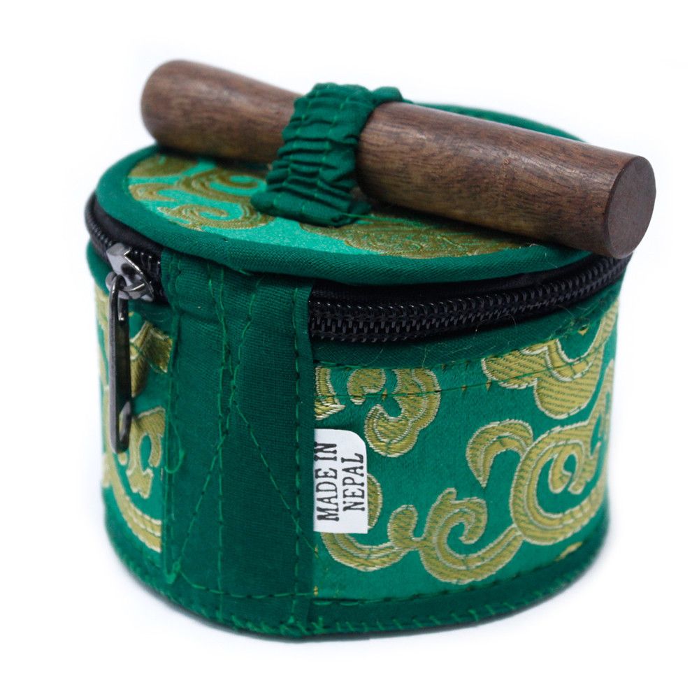 Mini Klangschalen Geschenkset - Grün