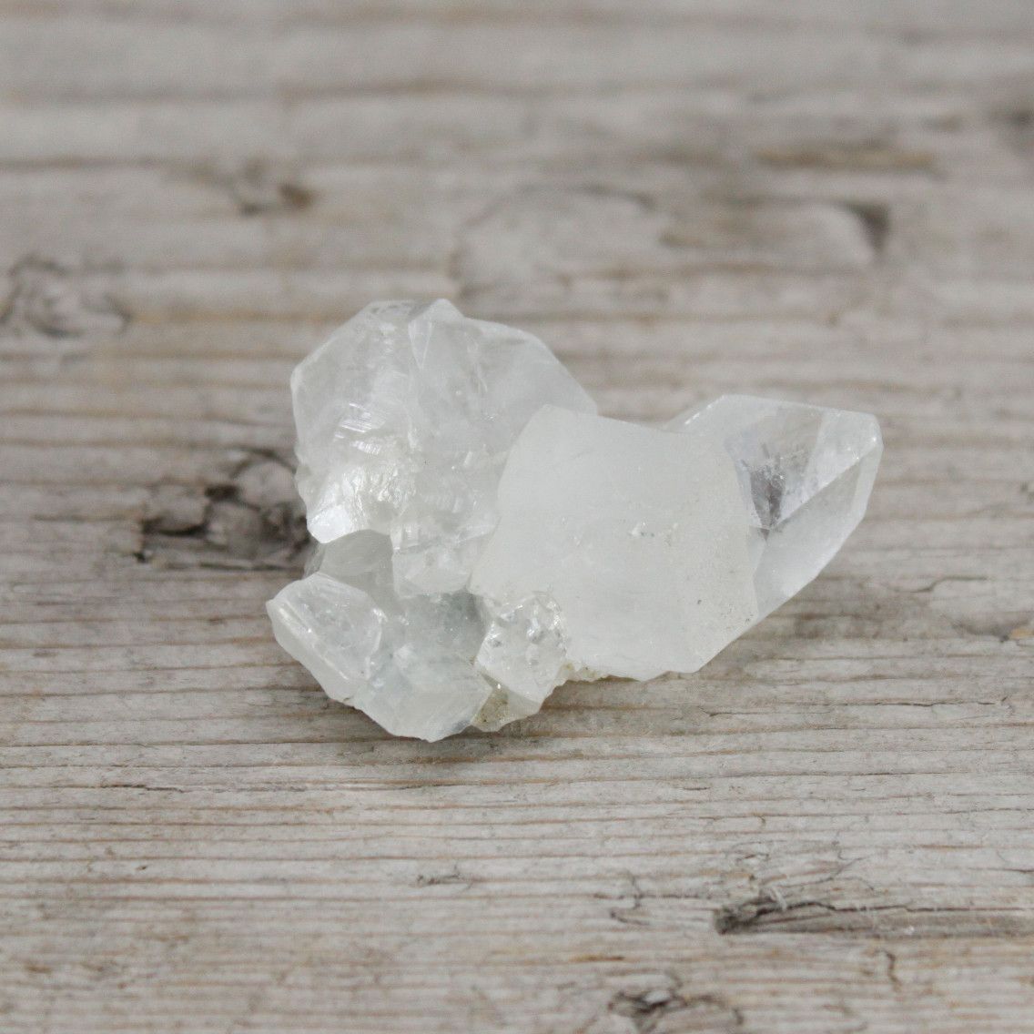 Weiße Apophyllit Cluster 20-30mm Seltene Mineralien Sammlerstücke