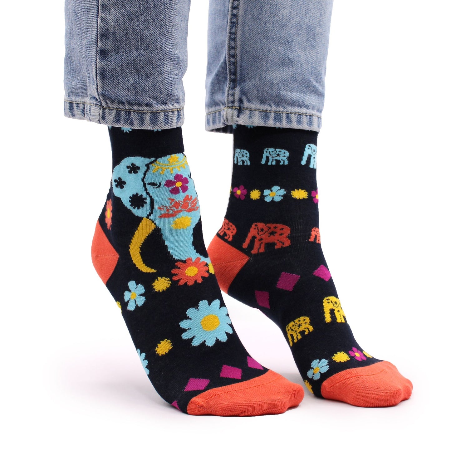 Hop Hare Bambus Socken Glücklicher Elefant 36-40