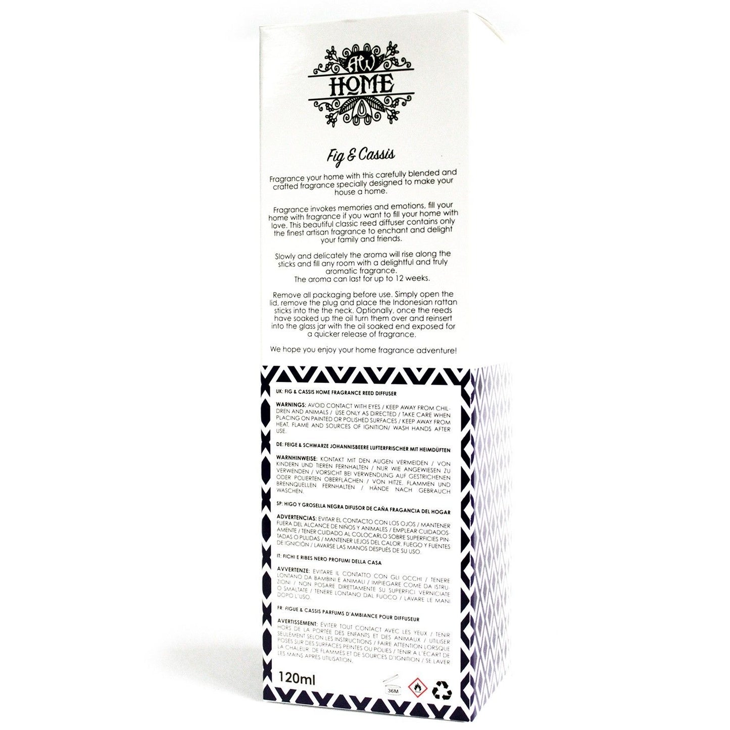 120ml Rattan Diffusor - Feige & Cassis