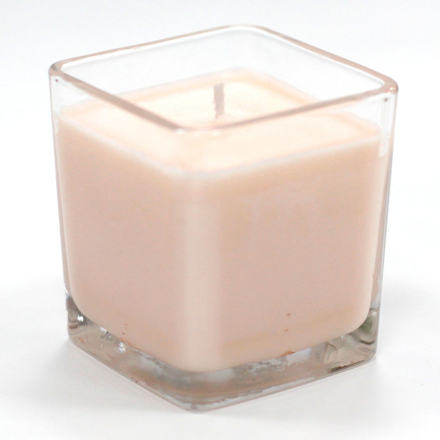Weiße Etikett Sojawachsglas Duftkerze - Granatapfel und Orange