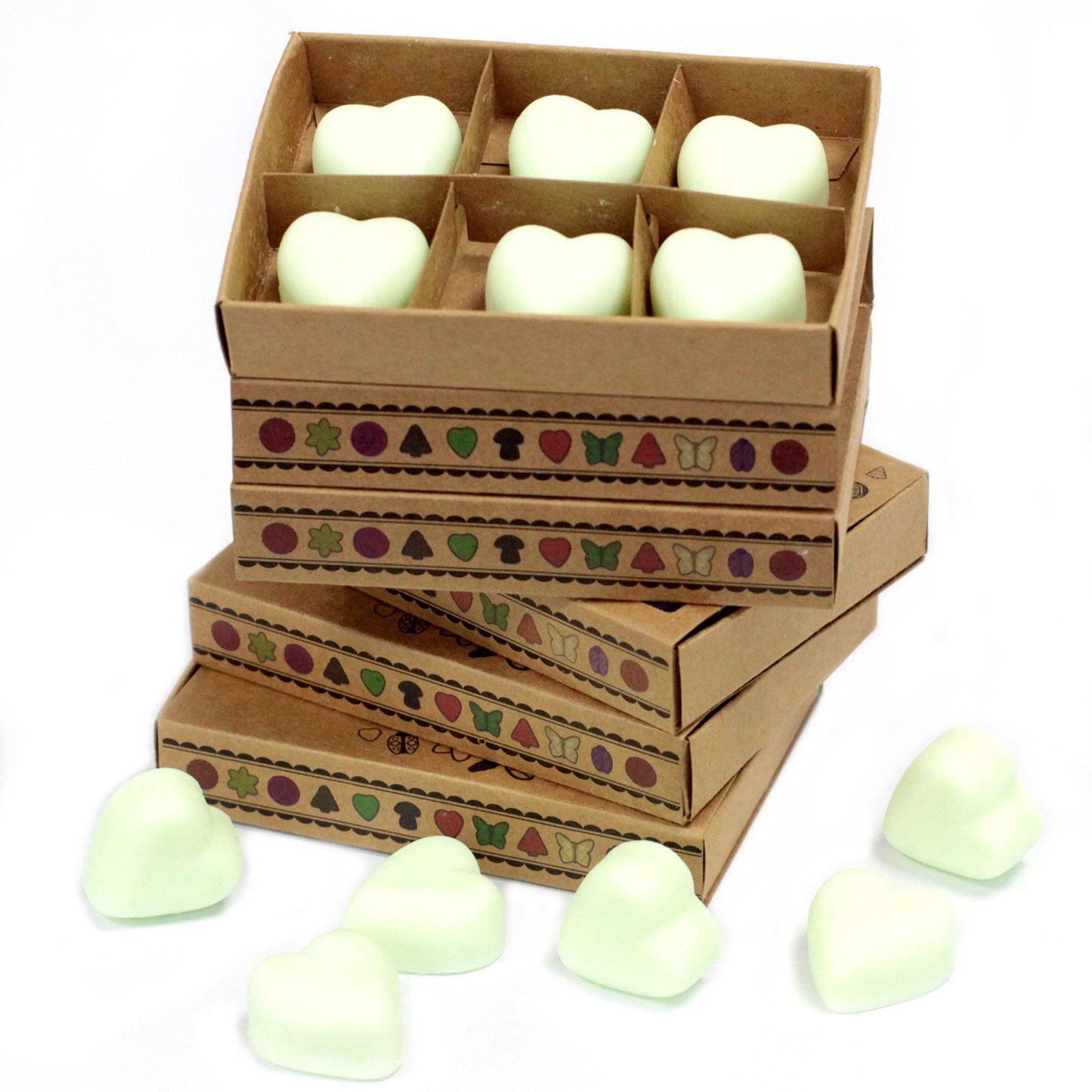 Geschenkset Mit 6 Wachsschmelzen - Minze Und Menthol