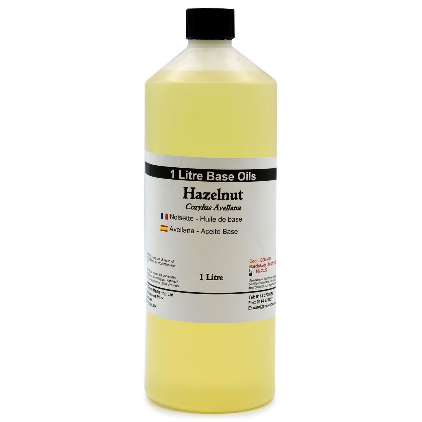 Haselnussöl 1 Liter 100 Prozent Natürliches Reines Öl