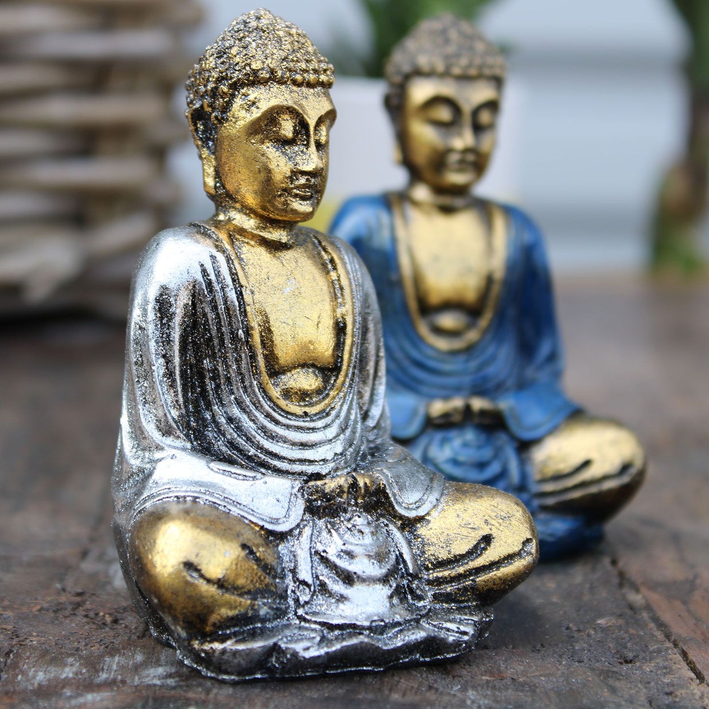 Gold Mini Buddha In Verschiedenen Farben Handgemacht Von Bali Kunsthandwerkern