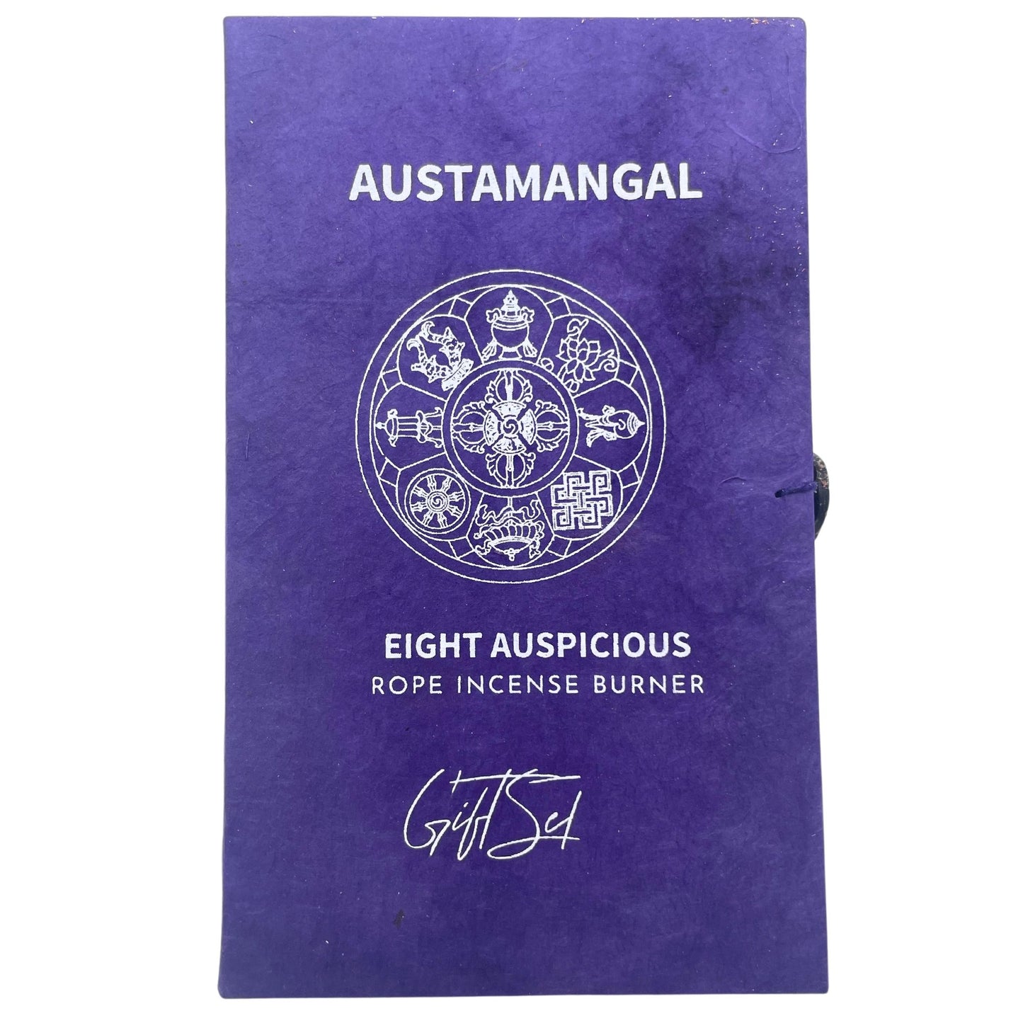 Seilrauch und Versilberter Halter Set - Astamangal