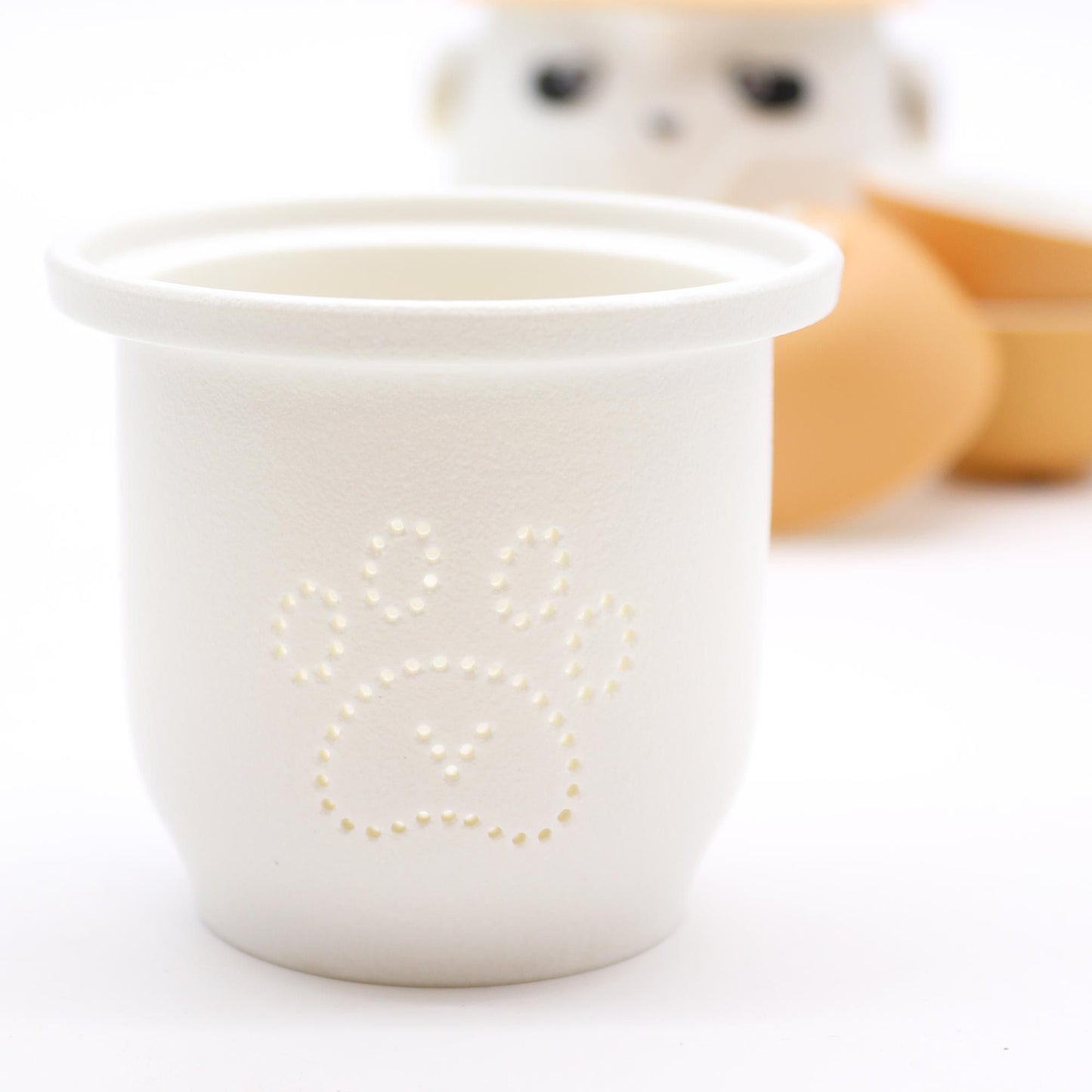 Panda Teekannen Set Mit Drei Tassen Orange