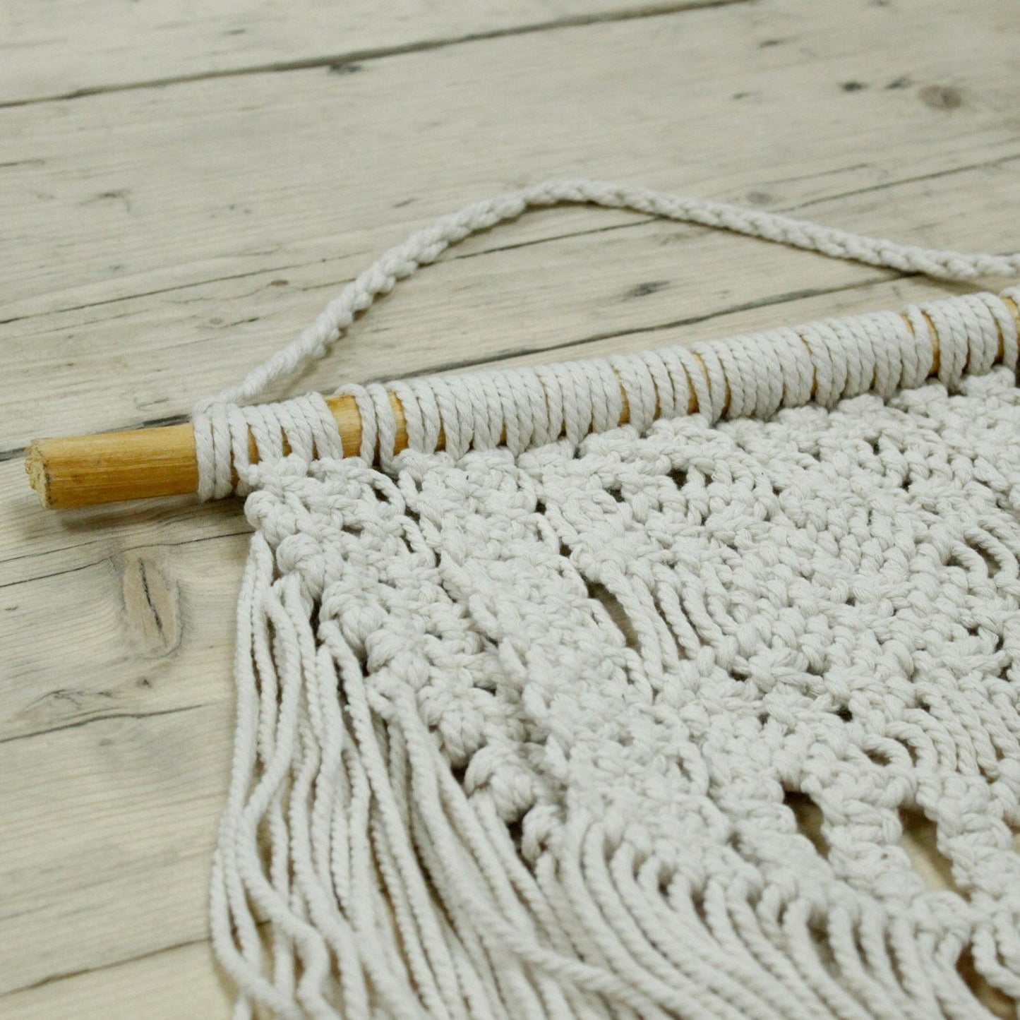 Makramee Wandbehang Überfluss Boho Stil Handgefertigt Aus Indonesien