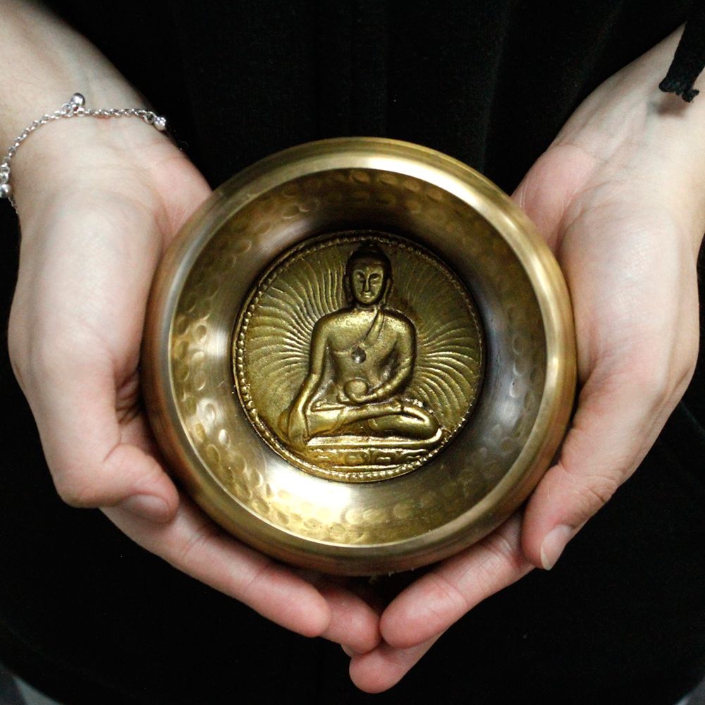 Medizin Buddha Klangschalen Set 10cm 500g