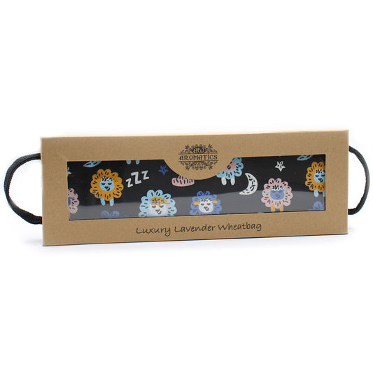 Luxuriöses Lavendel Weizen Kissen In Geschenkbox Schlafendes Schaf