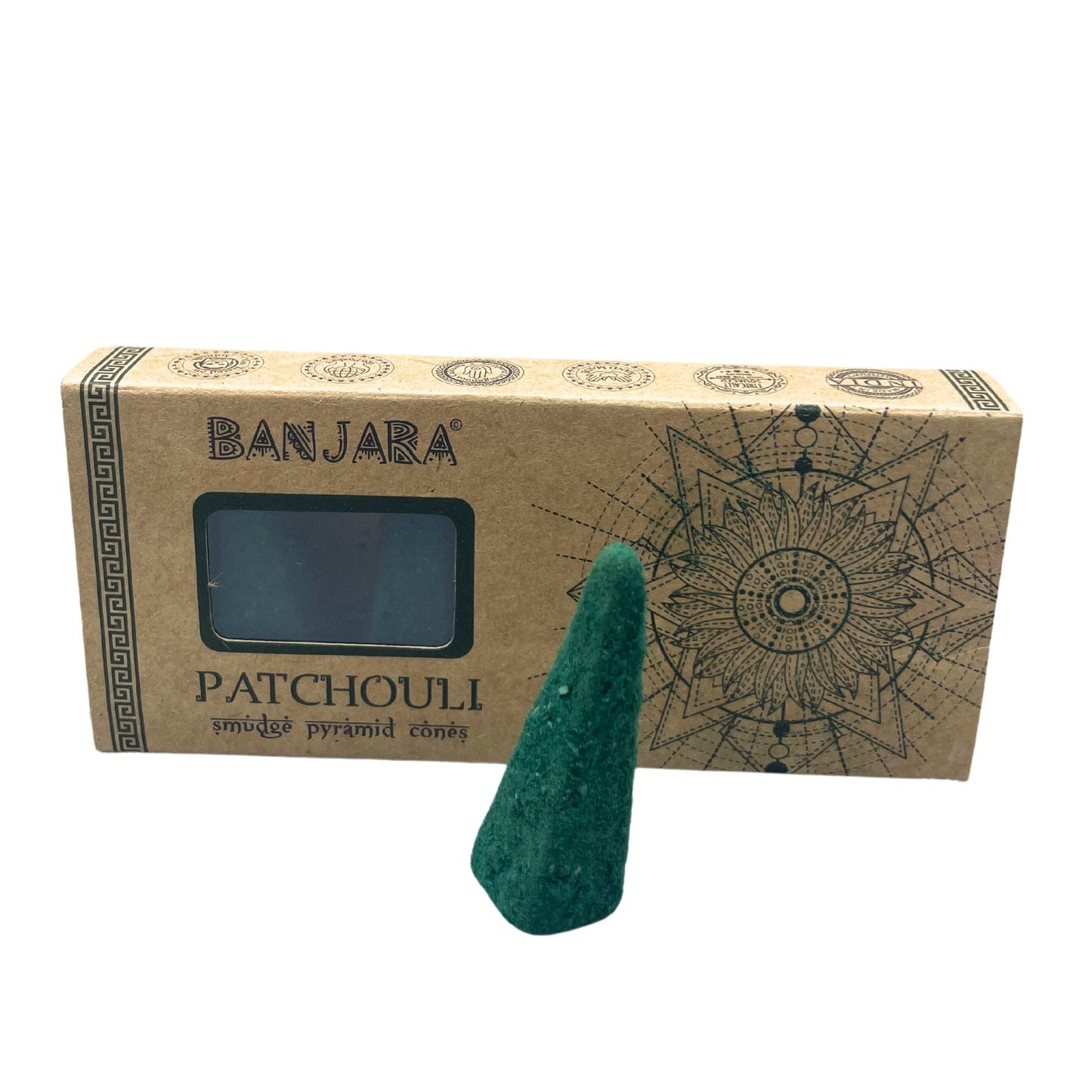 Banjara Räucherkegel Pyramide - Patchouli