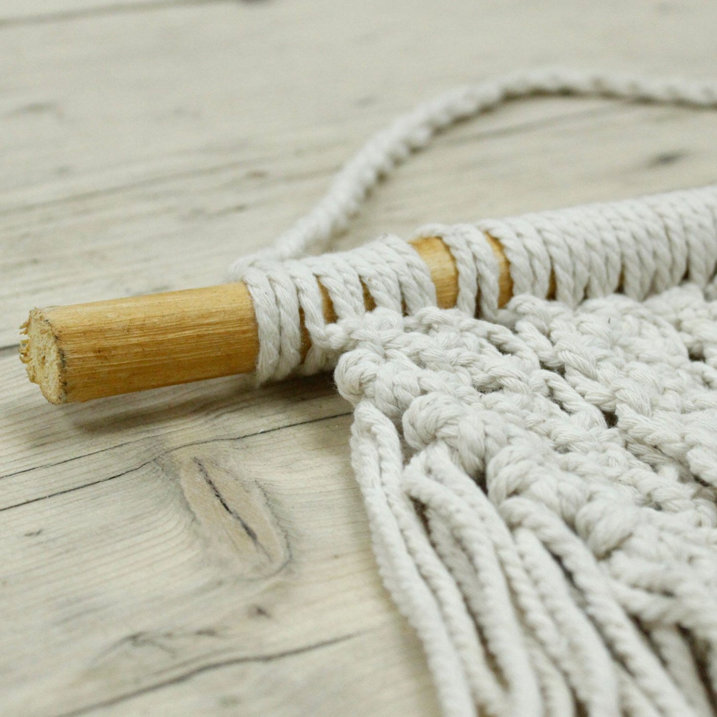 Makramee Wandbehang Überfluss Boho Stil Handgefertigt Aus Indonesien