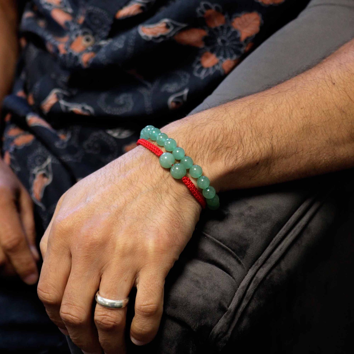 Edelstein Doppelpower Armbänder Jade Hochwertige Natursteine