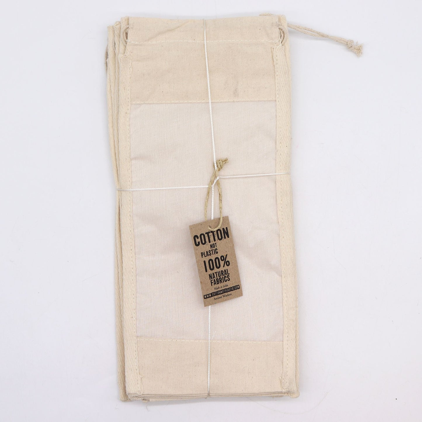 Langer Baumwollfensterbeutel 35x15cm Umweltschonend und Vielseitig