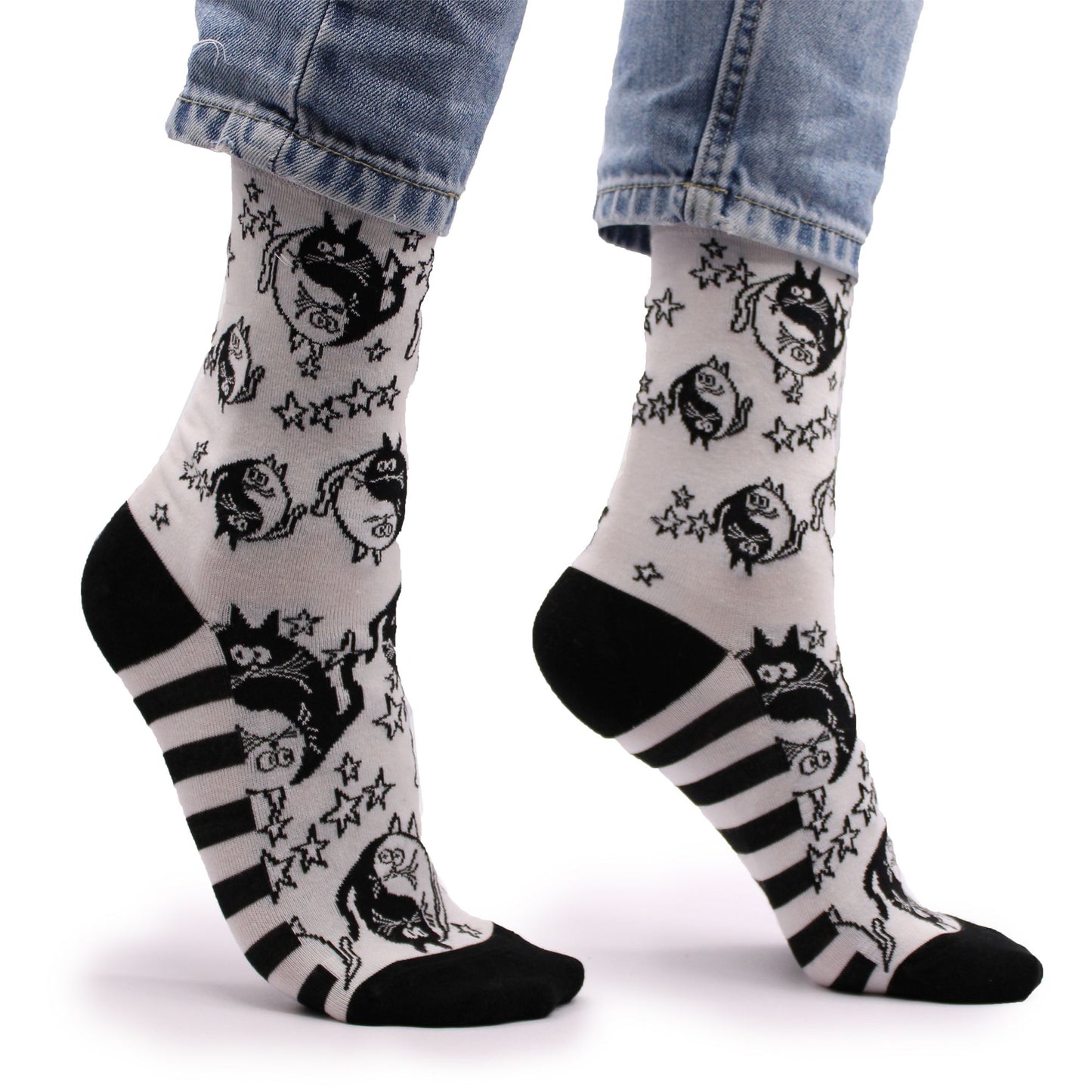 Hop Hare Bambus Socken Ying Yang 36-40