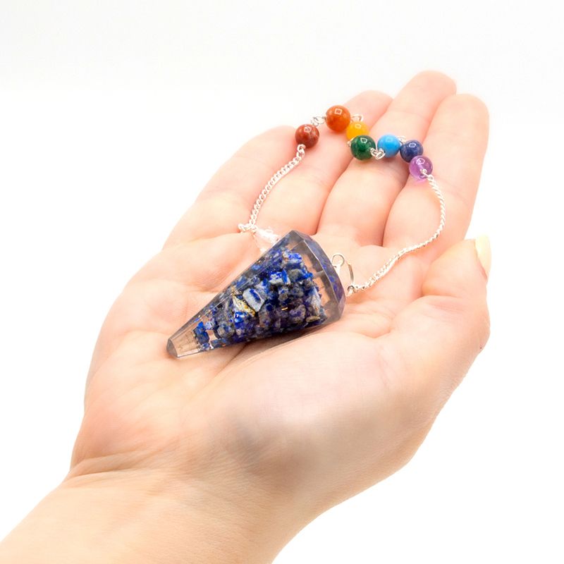 Orgonit Power Chakra Pendel Lapis