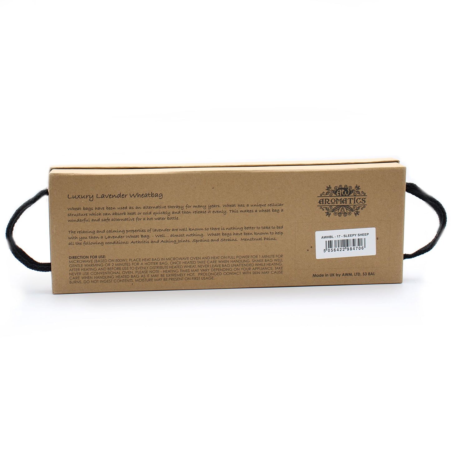 Luxuriöses Lavendel Weizen Kissen In Geschenkbox Schlafendes Schaf