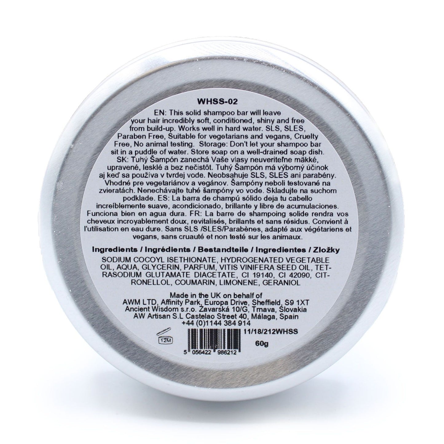 Wild Hare Festes Shampoo 60g Aloe Vera