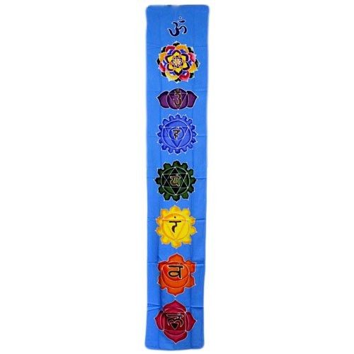 Chakra Drop Banner Himmelblau 183x35cm