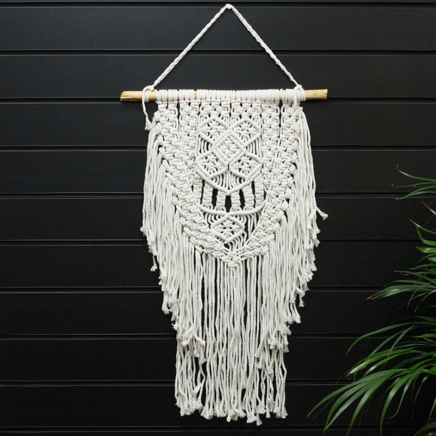 Makramee Wandbehang Überfluss Boho Stil Handgefertigt Aus Indonesien