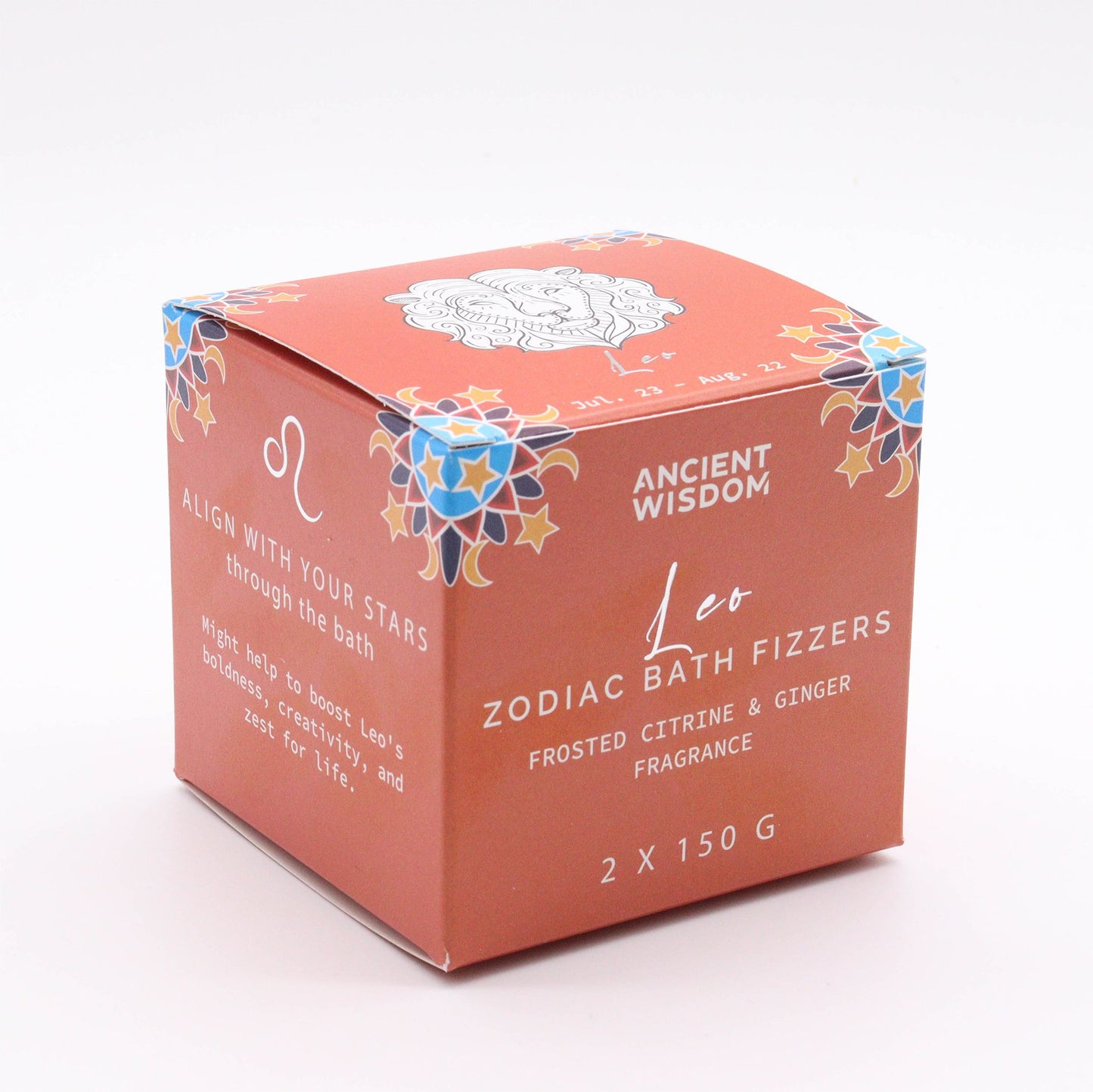 Set von Tierkreis Badepralinen mit Horoskop - Löwe