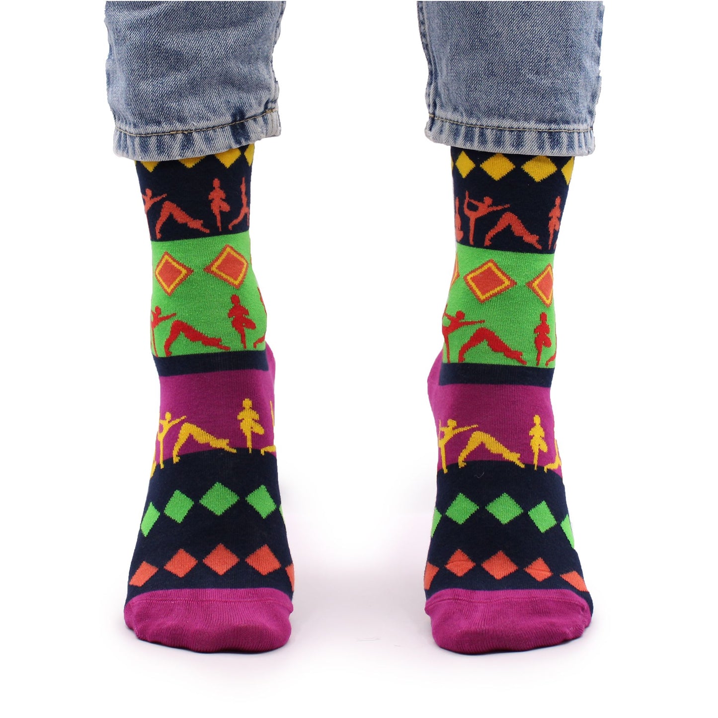 Hop Hare Bambus Socken Yoga Posen 36-40