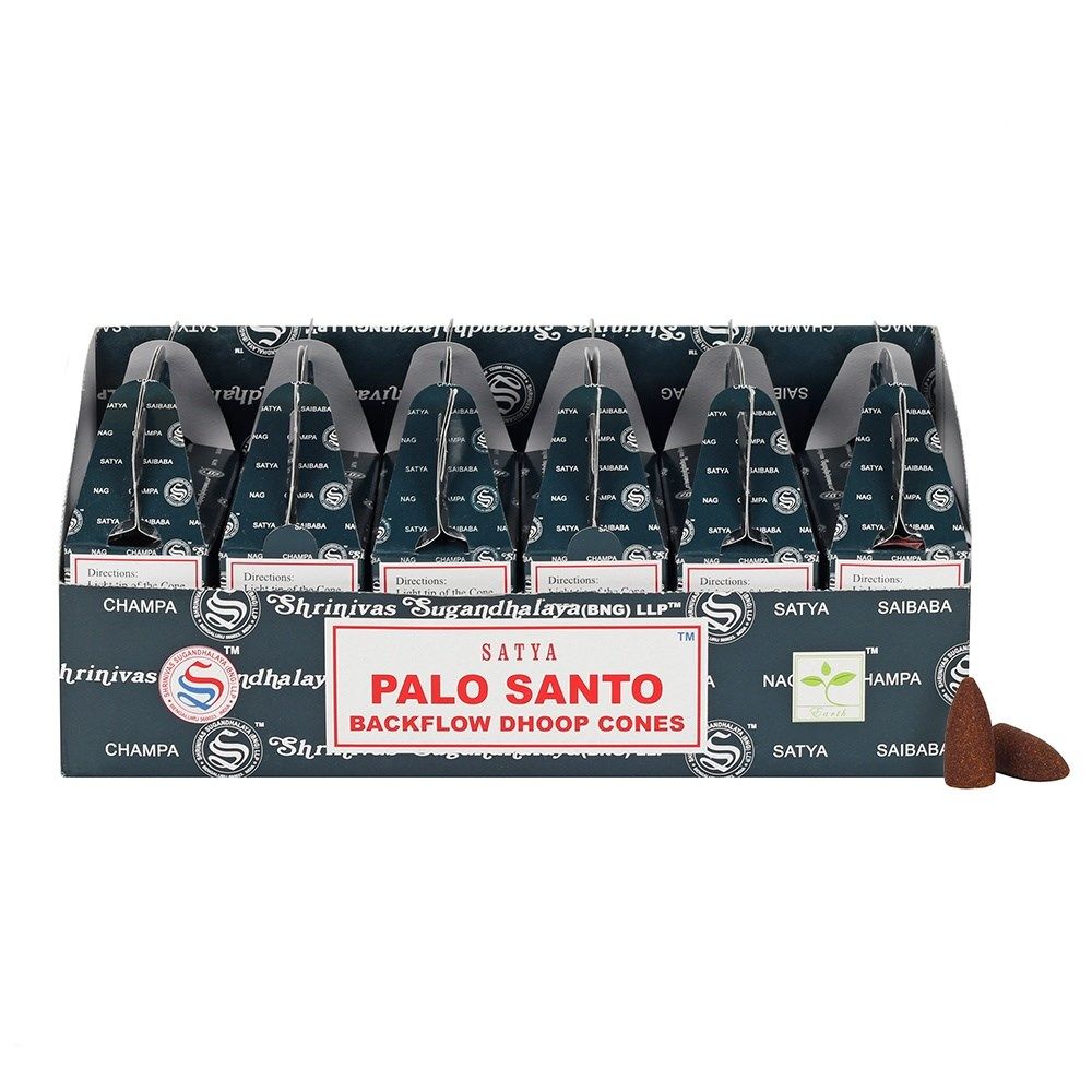 Satya Rückfluss Räucherkegel Palo Santo 24 Stück