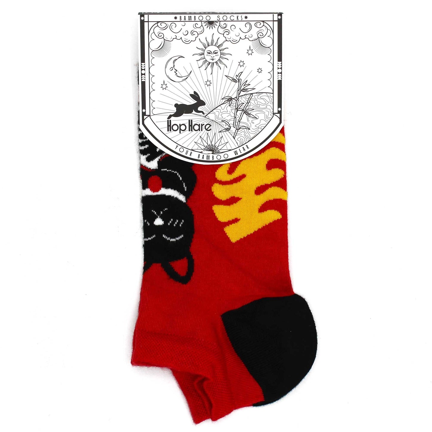 Ml Hop Hare Bambus Socken Niedrig 41-46 Glückskatze