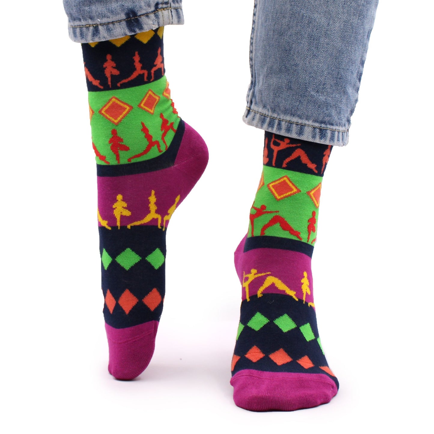 Hop Hare Bambus Socken Yoga Posen 36-40