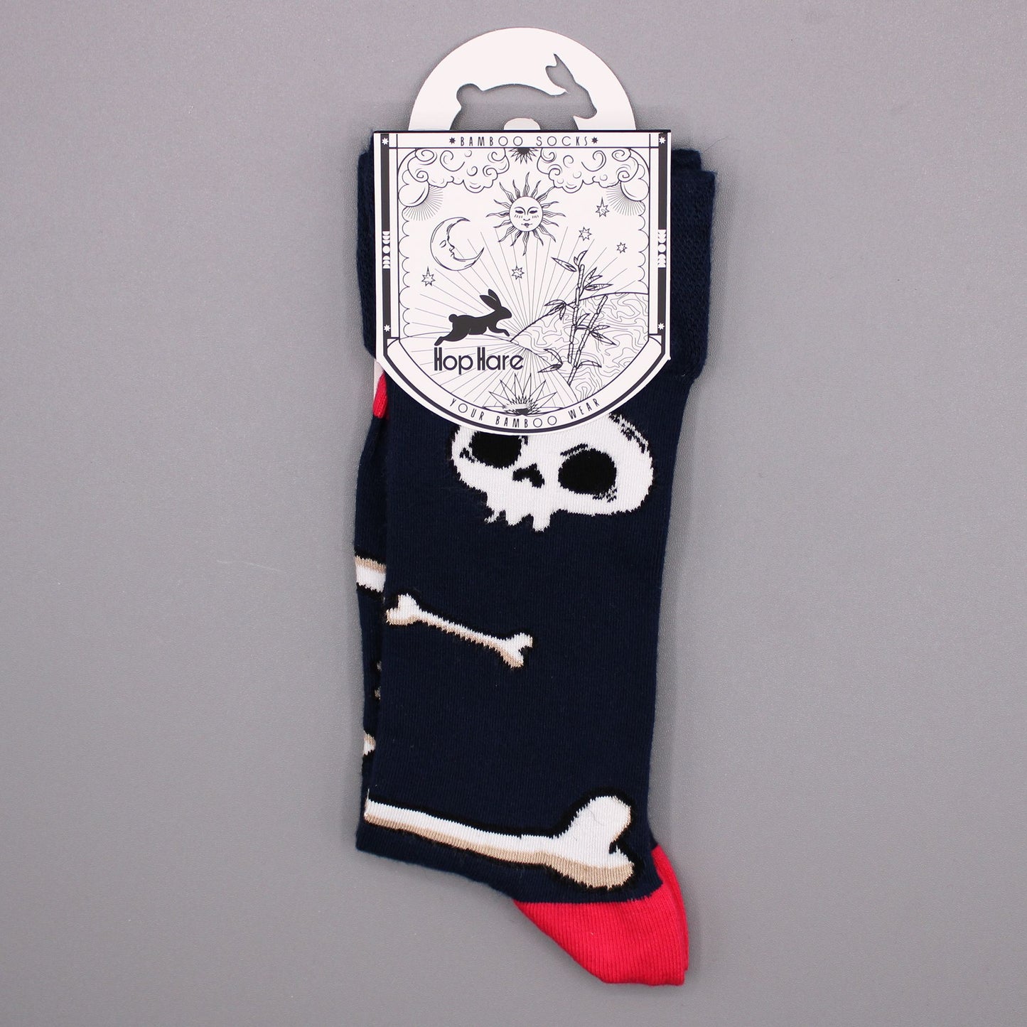 Hop Hare Bambus Socken 41-46 Totenköpfe Und Knochen