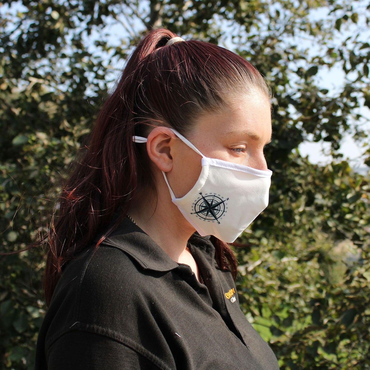 Wiederverwendbare Mode Gesichtsmaske Nautischer Kompass Erwachsene
