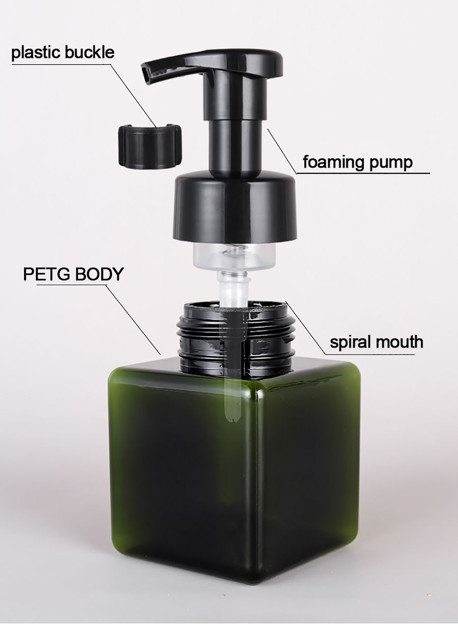 Wiederverwendbare Schaumspenderflasche 250ml Grün
