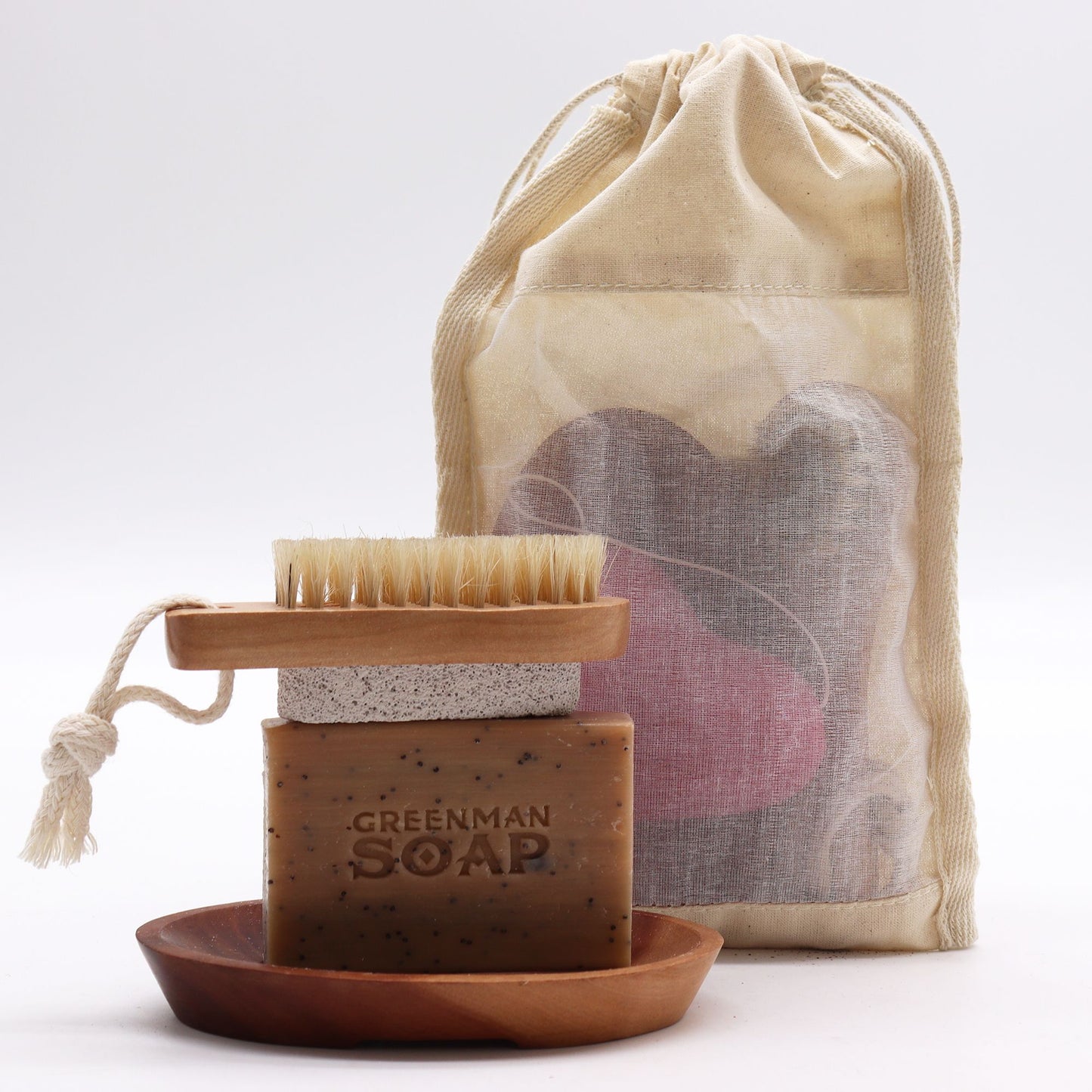 Große Gewaschene Jute Tasche 26x15cm