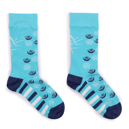 Hop Hare Bambus Socken 36-40 Pentagramm und Böser Blick