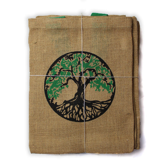 Jute Tragetasche Mit Mystischen Buddha Designs