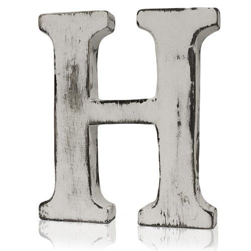 Shabby Chic Buchstabe H