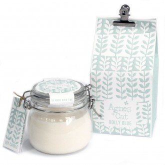 Kilner Glas Kerze Dolly Blau