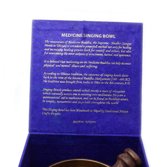Medizin Buddha Klangschalen Set 10cm 500g