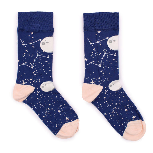 Hop Hare Bambussocken (36-40) - Mond Spaziergang
