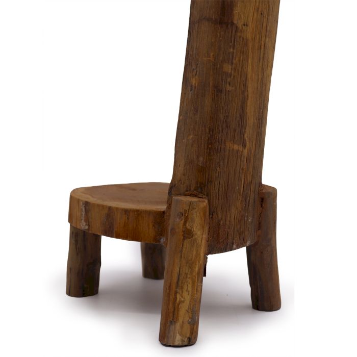 Natürliche Teakholz Regalanzeige 3 Regale 100cm Hoch