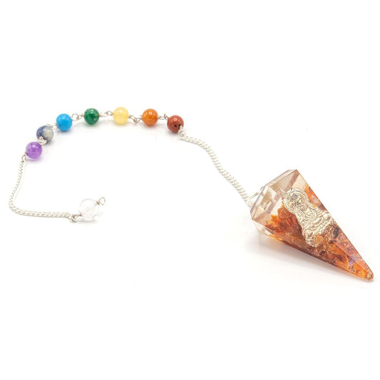 Orgonit Power Chakra Pendel Buddha