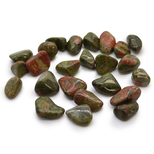 Beutel Mit 24 Kleinen Afrikanischen Tumbled Stones - Unakit