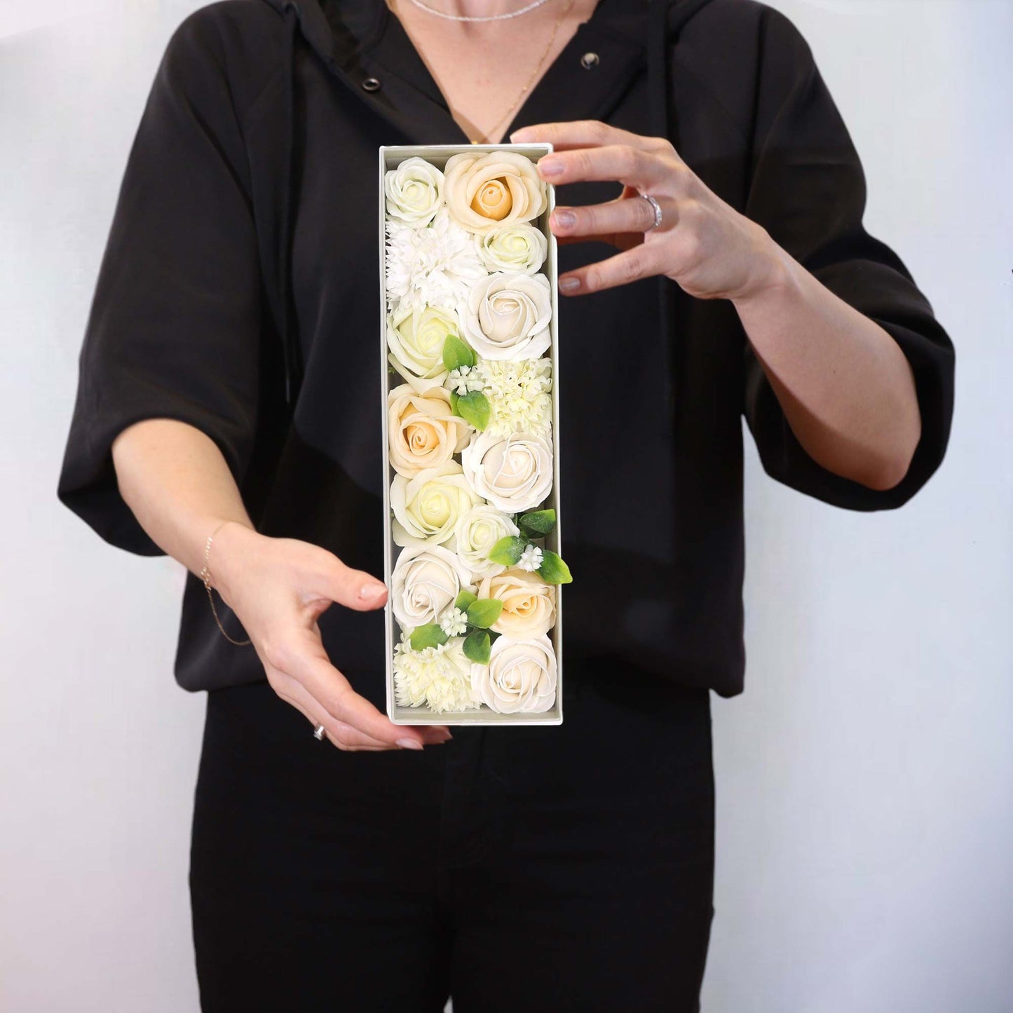 Lange Box - Hochzeitsgeschenke - Weiß und Elfenbein