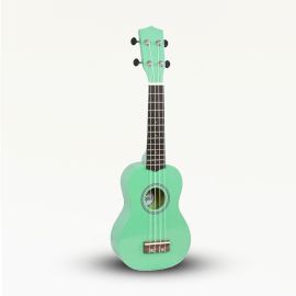 Handgefertigte Ukulele mit Türkis Finish - 4 Saiten