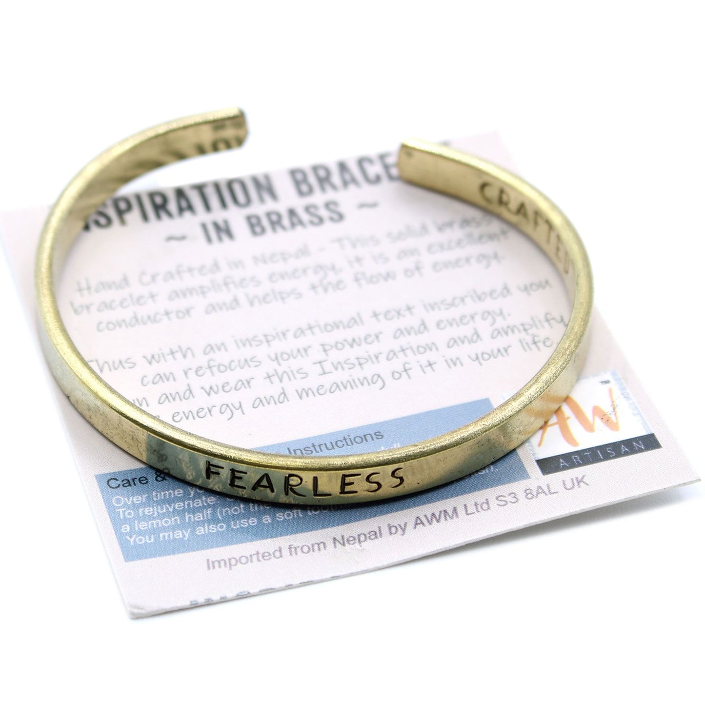Inspiration Armband - Messing Auswahl