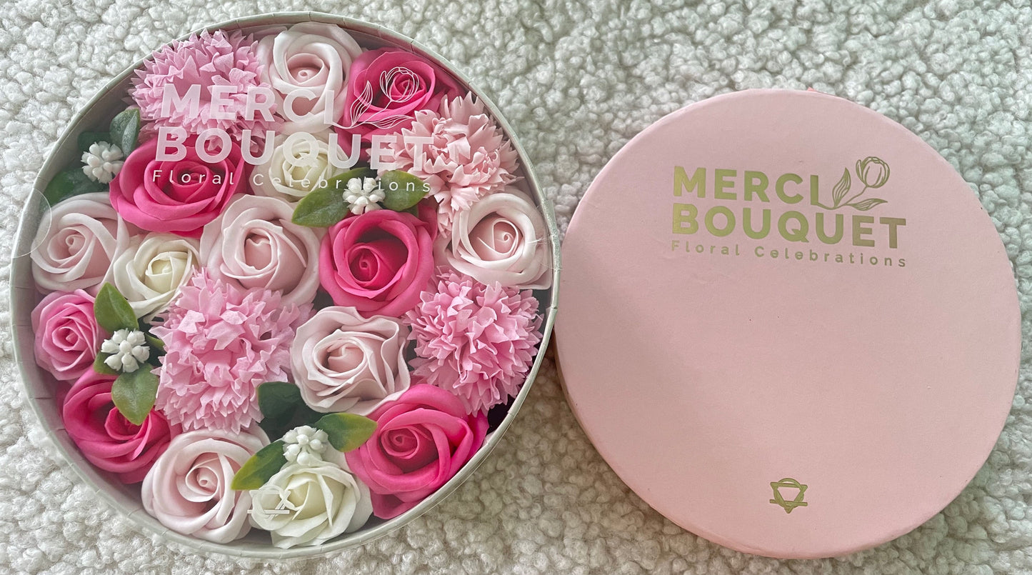 Runde Box Baby Segen Rosa