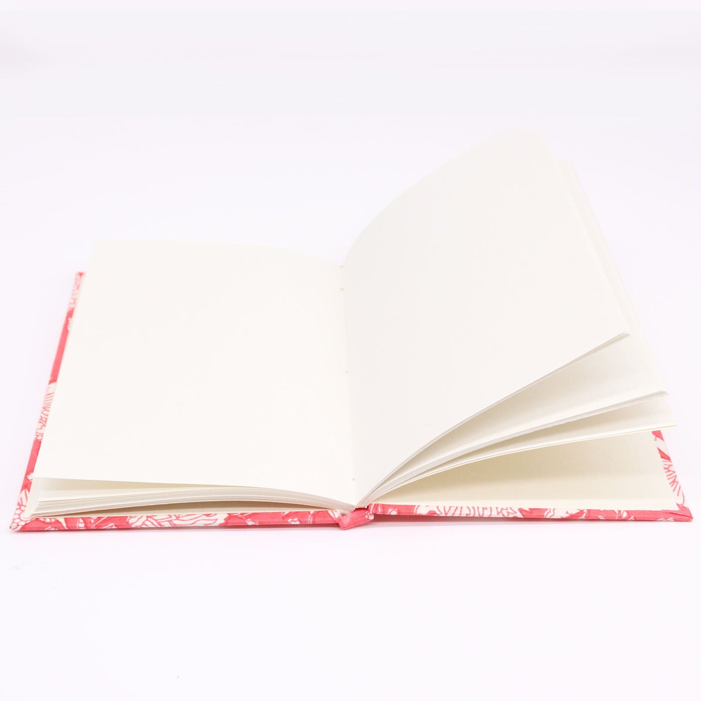 Baumwollgebundene Notizbücher 20x15cm - 96 Seiten - Rosa Floral