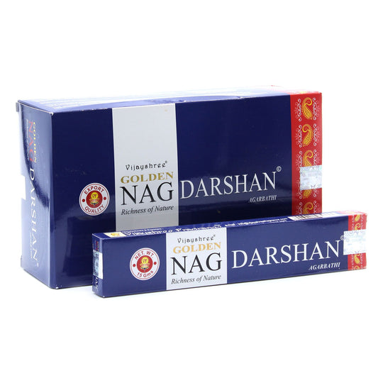 15g Goldener Nag Darshan Räucherwerk