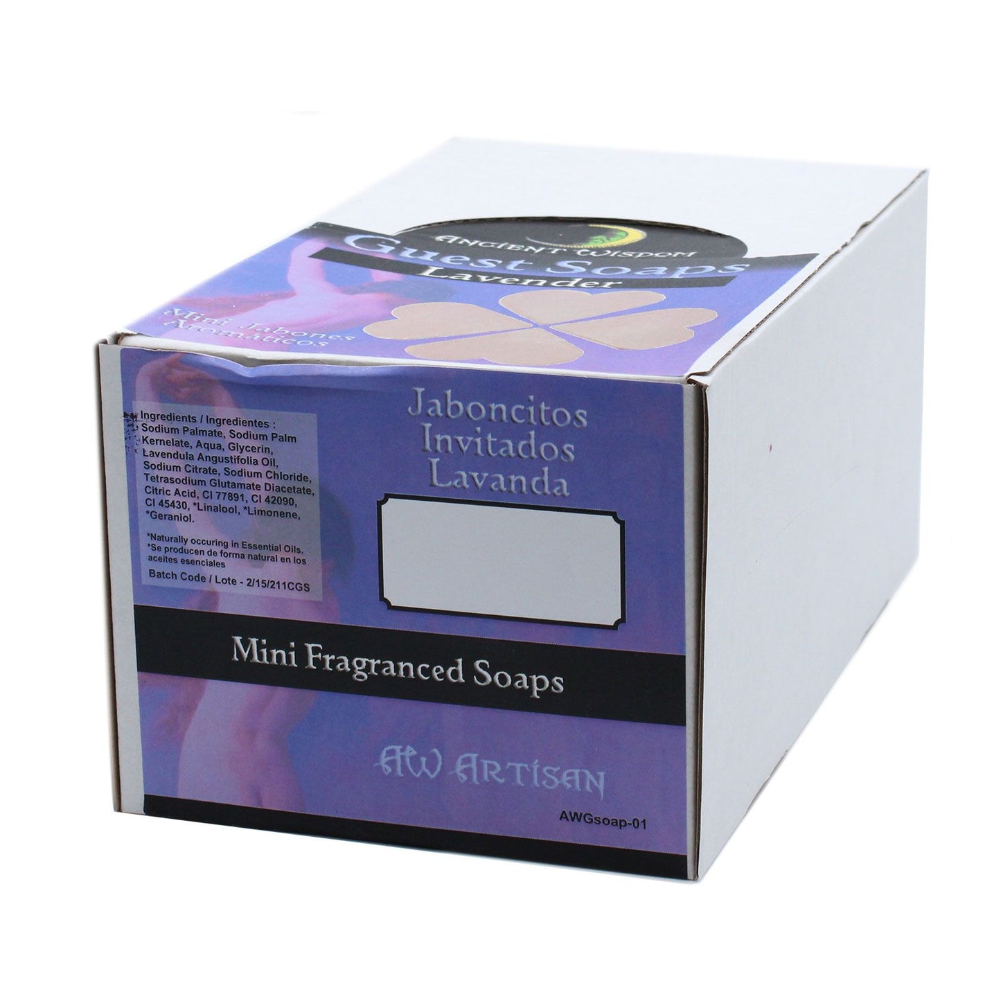 Herz Gästeseifen - Lavendel Aromatisch Und Farbenfroh