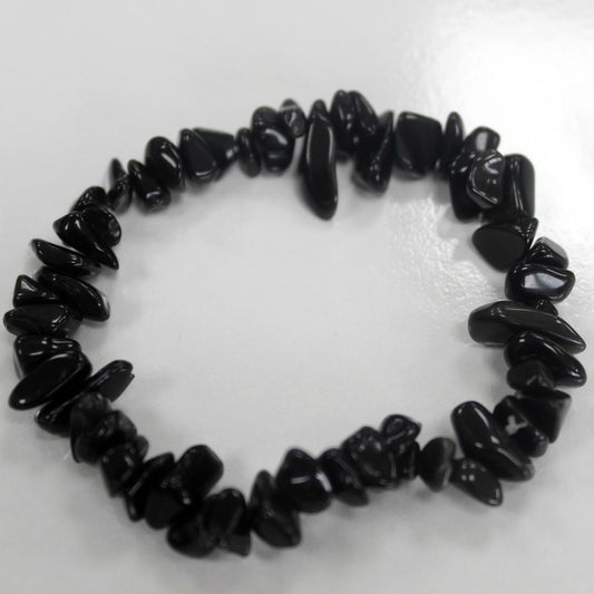 Chipstone Armband - Schwarzer Achat